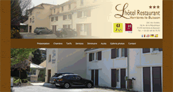Desktop Screenshot of lhotelrestaurantverrieres.fr